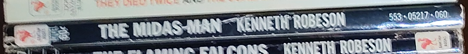 Kenneth Robeson  DOC SAVAGE: THE MIDAS MAN spine of book image