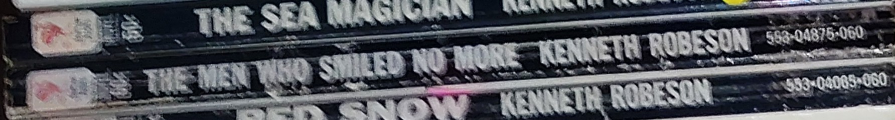 Kenneth Robeson  DOC SAVAGE: THE MEN WHO SMILED NO MORE spine of book image