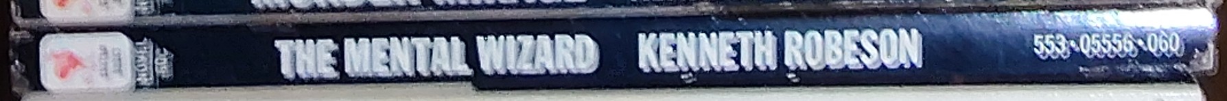 Kenneth Robeson  DOC SAVAGE: THE MENTAL WIZARD spine of book image