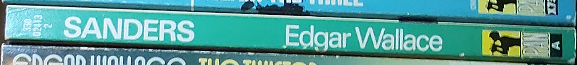 Edgar Wallace  SANDERS spine of book image
