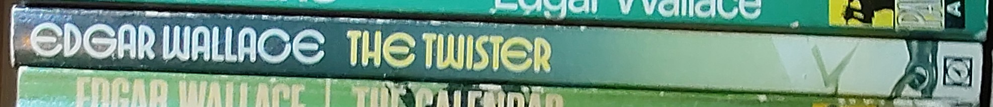 Edgar Wallace  THE TWISTER spine of book image