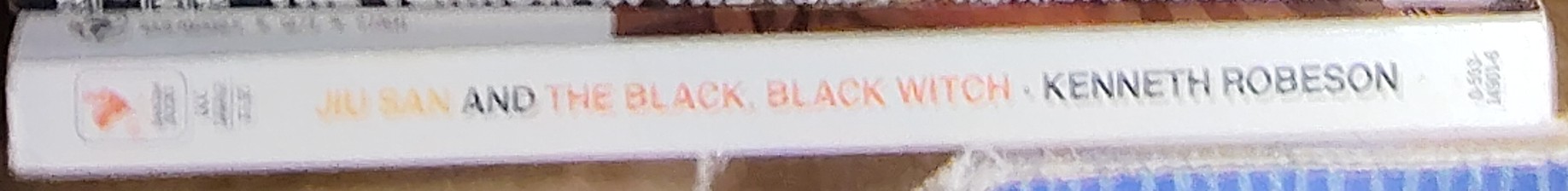 Kenneth Robeson  DOC SAVAGE: JIU SAN and THE BLACK, BLACK WITCH spine of book image