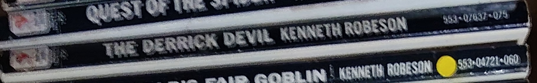 Kenneth Robeson  DOC SAVAGE: THE DERRICK DEVIL spine of book image