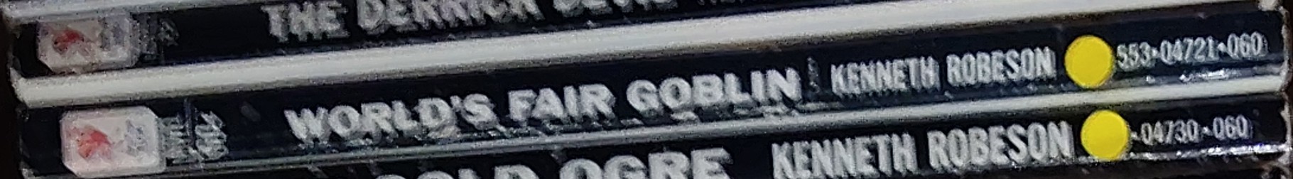 Kenneth Robeson  DOC SAVAGE: WORLD'S FAIR GOBLIN spine of book image