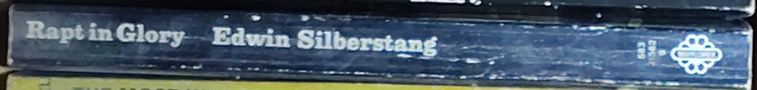 Edwin Silberstang  RAPT IN GLORY spine of book image