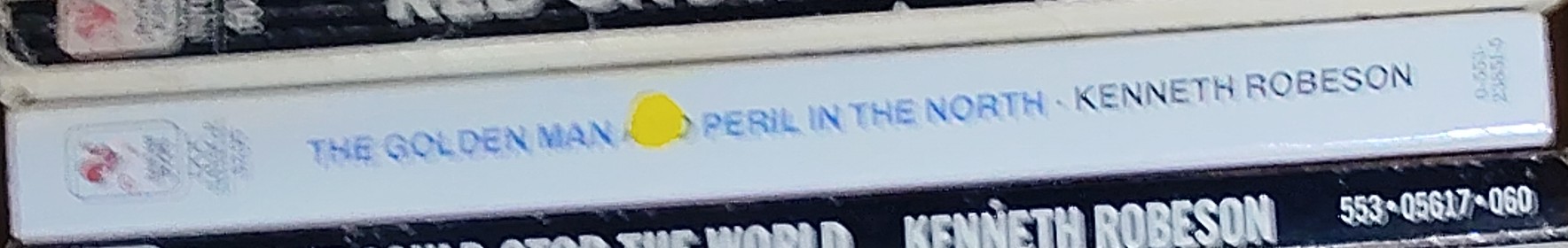 Kenneth Robeson  DOC SAVAGE: THE GOLDEN MAN and PERIL IN THE NORTH spine of book image