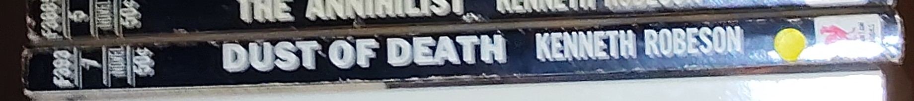 Kenneth Robeson  DOC SAVAGE: DUST OF DEATH spine of book image