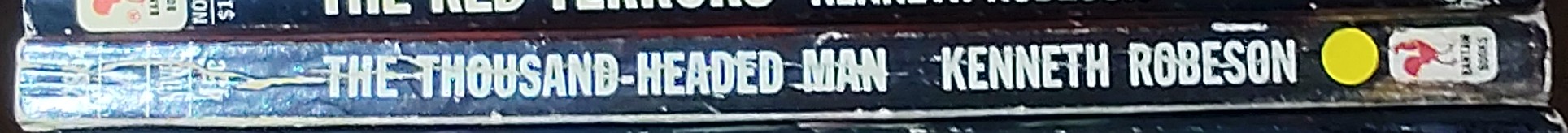 Kenneth Robeson  DOC SAVAGE: THE THOUSAND-HEADED MAN spine of book image