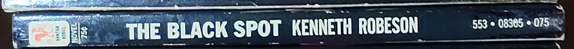 Kenneth Robeson  DOC SAVAGE: THE BLACK SPOT spine of book image