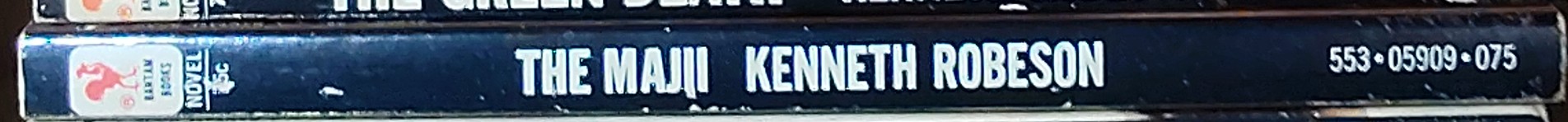 Kenneth Robeson  DOC SAVAGE: THE MAJII spine of book image