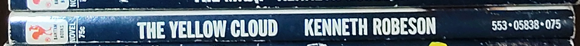 Kenneth Robeson  DOC SAVAGE: THE YELLOW CLOUD spine of book image