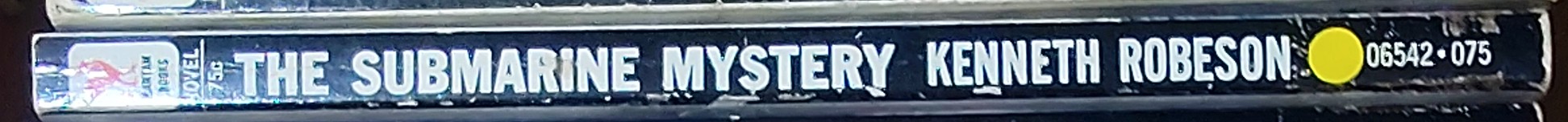 Kenneth Robeson  DOC SAVAGE: THE SUBMARINE MYSTERY spine of book image