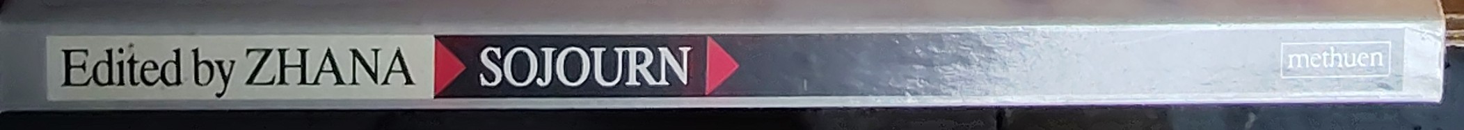 Zhana  (Edits) SOJOURN (prose and poetry reflecting Black women in Brian today) spine of book image