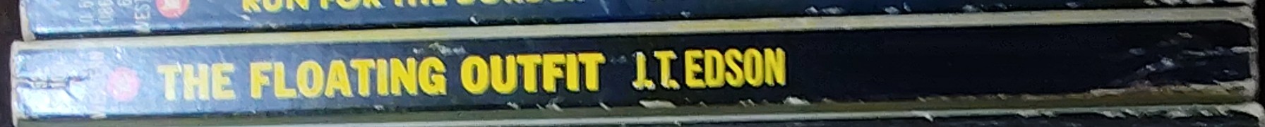 J.T. Edson  THE FLOATING OUTFIT spine of book image