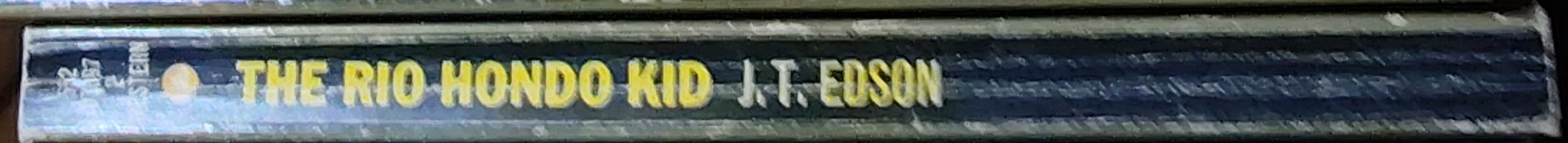 J.T. Edson  THE RIO HONDO KID spine of book image