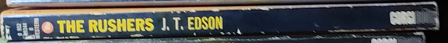 J.T. Edson  THE RUSHERS spine of book image