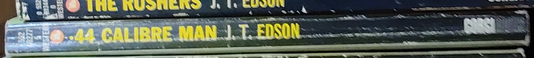 J.T. Edson  .44 CALIBRE MAN spine of book image