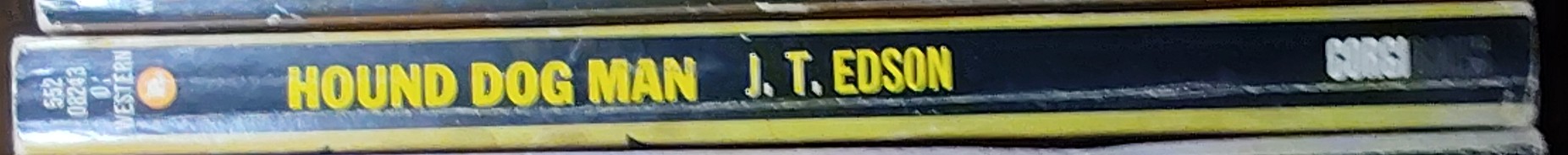 J.T. Edson  HOUND DOG MAN spine of book image