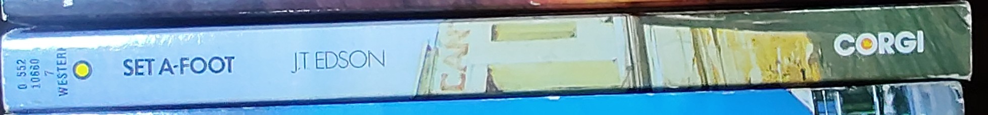 J.T. Edson  SET A-FOOT spine of book image