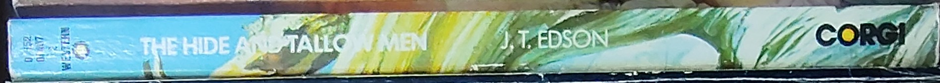 J.T. Edson  THE HIDE AND TALLOW MEN spine of book image