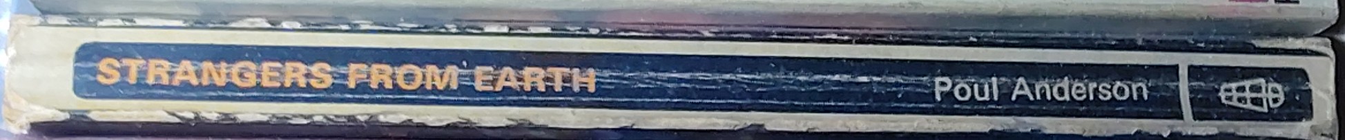 Poul Anderson  STRANGERS FROM EARTH spine of book image