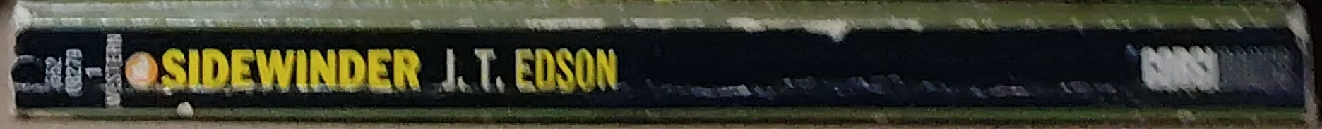 J.T. Edson  SIDEWINDER spine of book image