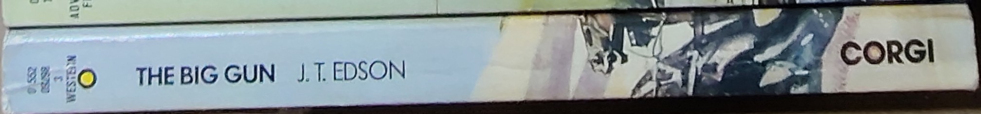 J.T. Edson  THE BIG GUN spine of book image