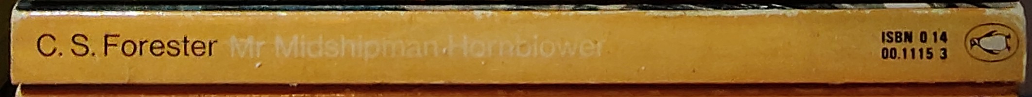 C.S. Forester  MR MIDSHIPMAN HORNBLOWER spine of book image