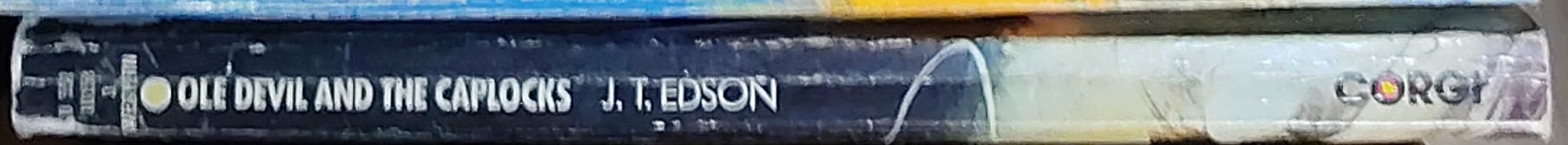 J.T. Edson  OLE DEVIL AND THE CAPLOCKS spine of book image