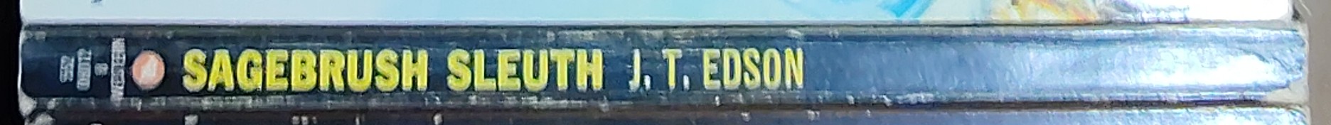 J.T. Edson  SAGEBRUSH SLEUTH spine of book image
