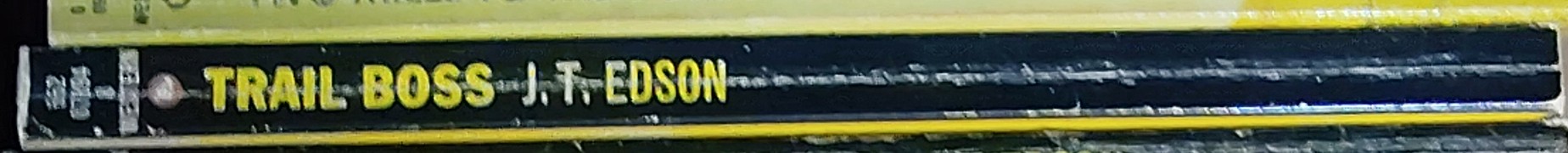J.T. Edson  TRAIL BOSS spine of book image
