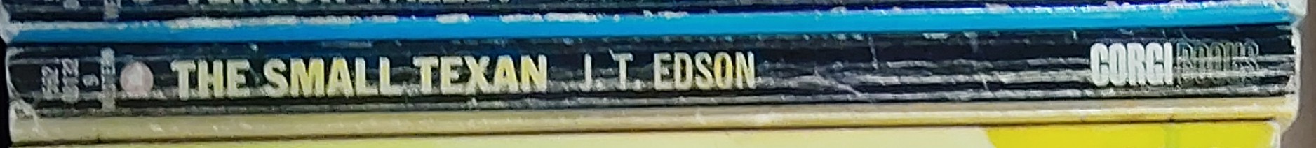 J.T. Edson  THE SMALL TEXAN spine of book image