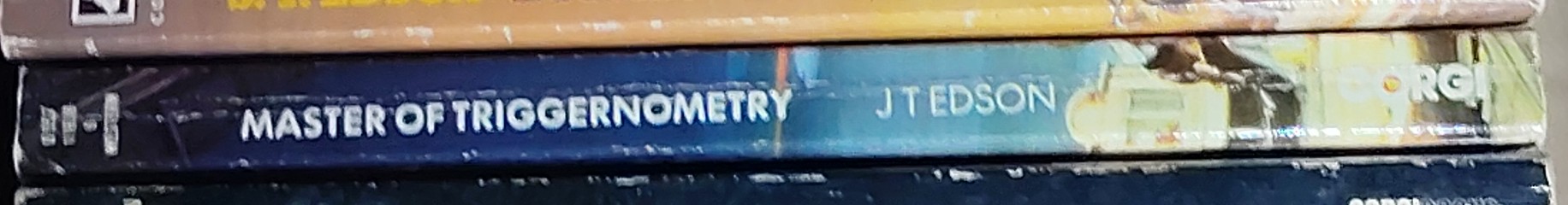 J.T. Edson  MASTER OF TRIGGERNOMETRY spine of book image