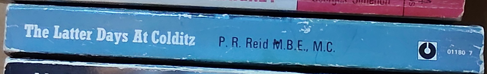P.R. Reid  THE LATTER DAYS AT COLDITZ (TV tie-in) spine of book image