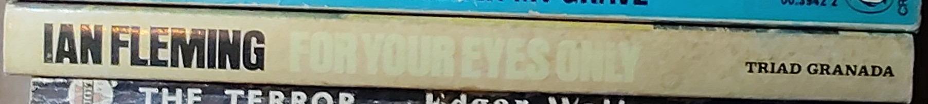 Ian Fleming  FOR YOUR EYES ONLY spine of book image
