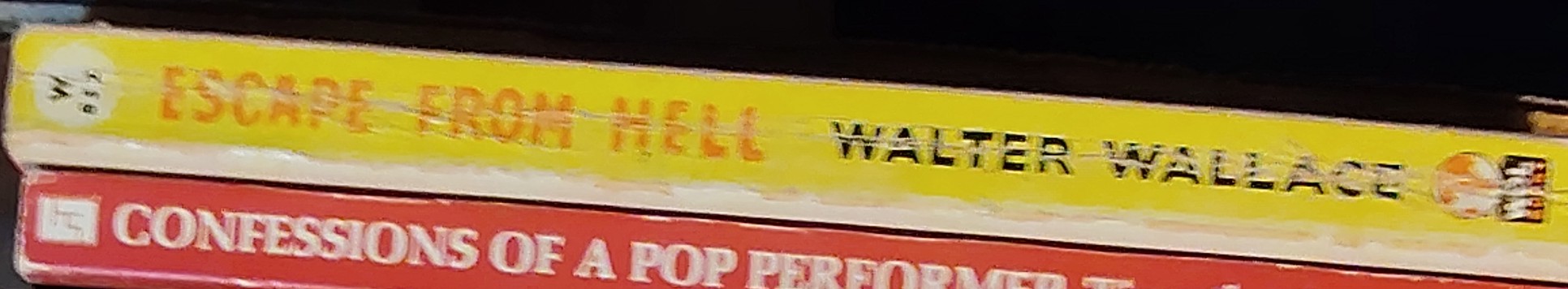 Walter Wallace  ESCAPE FROM HELL spine of book image