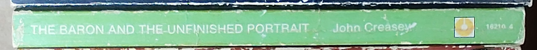 Anthony Morton  THE BARON AND THE UNFINISHED PORTRAIT spine of book image