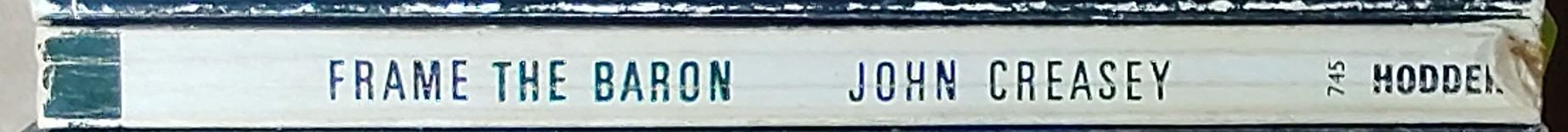 Anthony Morton  FRAME THE BARON spine of book image