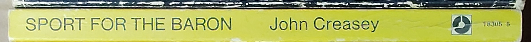 Anthony Morton  SPORT FOR THE BARON spine of book image