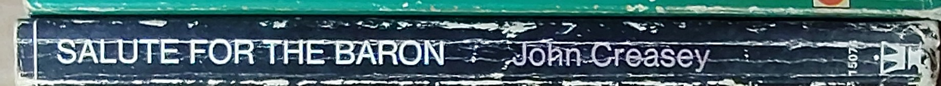 Anthony Morton  SALUTE FOR THE BARON spine of book image
