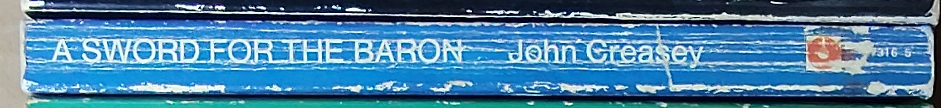 Anthony Morton  A SWORD FOR THE BARON spine of book image