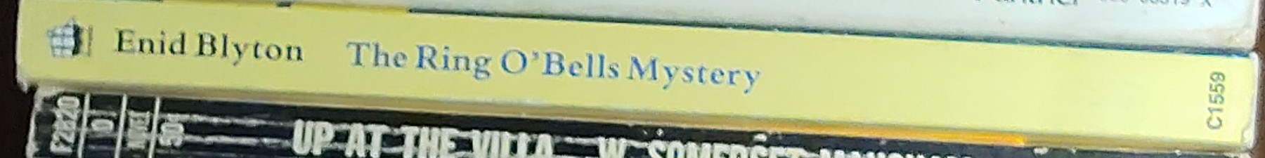 Enid Blyton  THE RING O'BELLS MYSTERY spine of book image