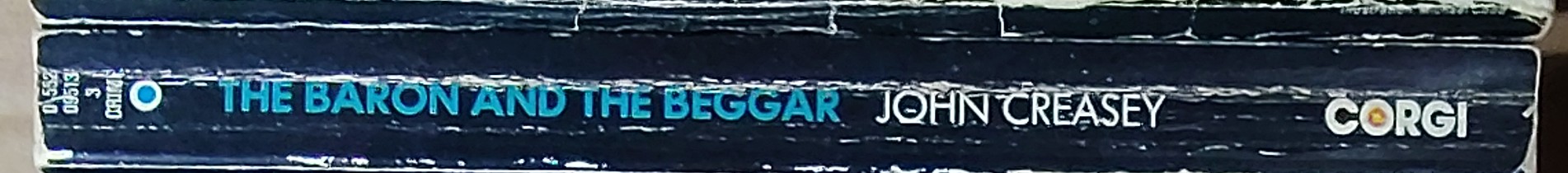 Anthony Morton  THE BAROON AND THE BEGGAR spine of book image