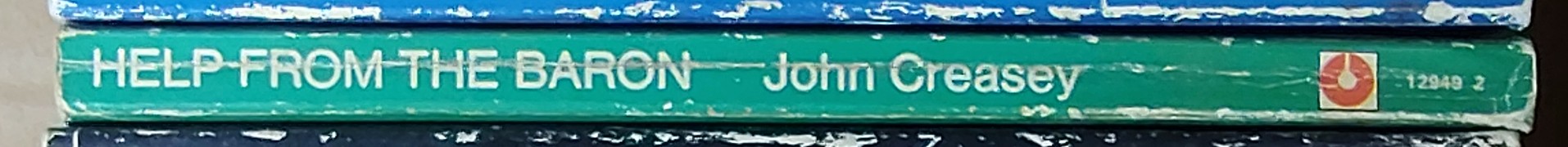 Anthony Morton  HELP FROM THE BARON spine of book image