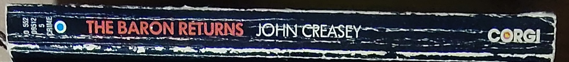 Anthony Morton  THE BARON RETURNS spine of book image