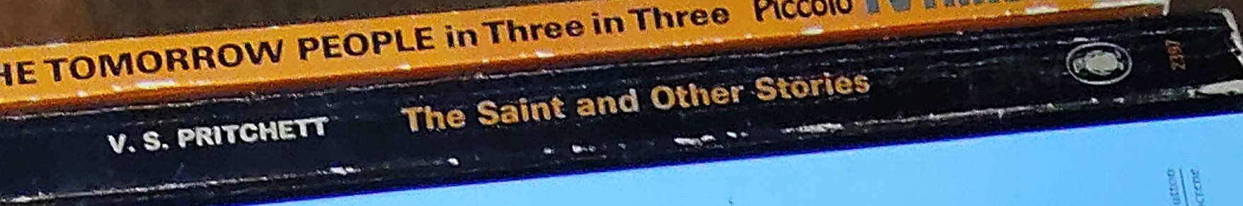 V.S. Pritchett  THE SAINT AND OTHER STORIES spine of book image