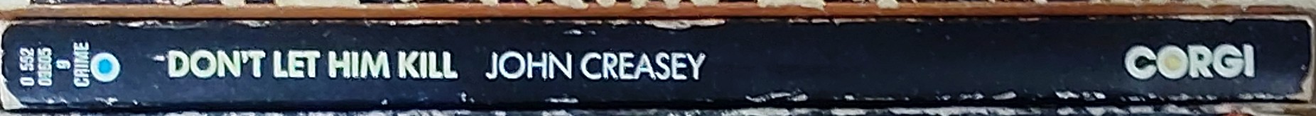 Gordon Ashe  DON'T LET HIM KILL spine of book image