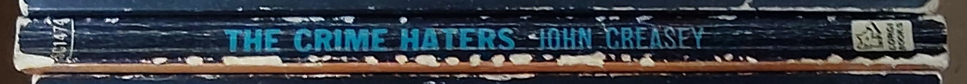 Gordon Ashe  THE CRIME HATERS spine of book image