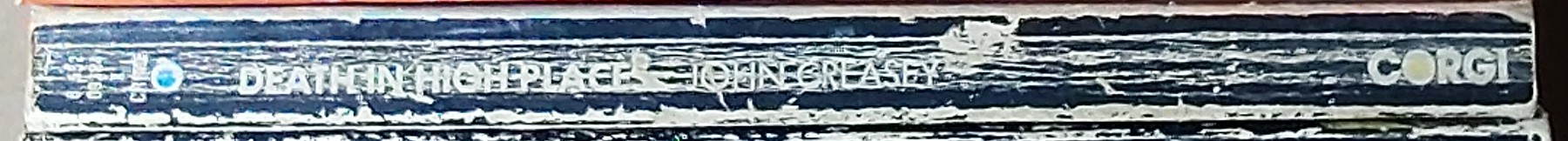 Gordon Ashe  DEATH IN HIGH PLACES spine of book image