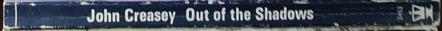 Michael Halliday  OUT OF THE SHADOWS spine of book image